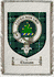 Cluness Clan Badge Throw Blanket