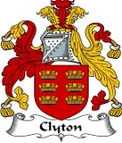 Clyton Family Crest / Clyton Coat of Arms JPG Download