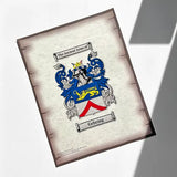 Yates Coat of Arms Print