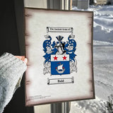 Yates Coat of Arms Print