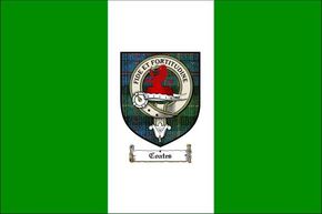 Coates Clan Badge Flag
