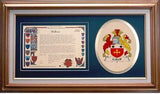 Cobell Clan Crest History Framed Print