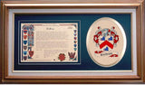 Cochrane Clan Crest History Framed Print