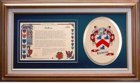 Cochrane Clan Crest History Framed Print