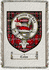 Coles Clan Badge Throw Blanket