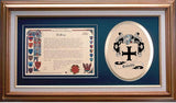 Colville Clan Crest History Framed Print
