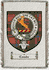 Combe Clan Badge Throw Blanket