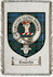 Conochie Clan Robertson Clan Badge Throw Blanket