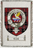 Cook Clan Stewart Clan Badge Throw Blanket