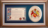 Cook Clan Crest History Framed Print