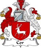Cor Family Crest / Cor Coat of Arms JPG Download
