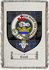 Coull Clan Badge Throw Blanket