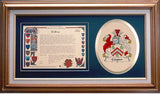 Couper Clan Crest History Framed Print