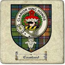 Cousland Clan Badge Marble Tile