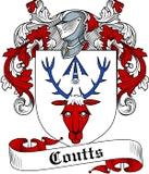 Coutts Family Crest / Coutts Coat of Arms JPG Download