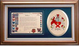 Cowan Clan Crest History Framed Print
