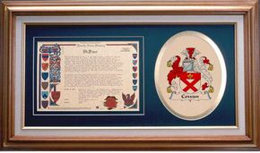 Cowan Clan Crest History Framed Print