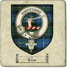 Crae Clan Badge Marble Tile
