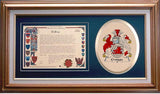 Craigge Clan Crest History Framed Print
