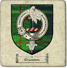 Cranston Clan Badge Marble Tile