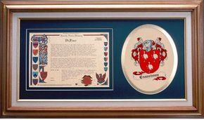 Cranstoun Clan Crest History Framed Print