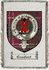 Crauford Clan Badge Throw Blanket