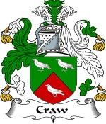 Craw Family Crest / Craw Coat of Arms JPG Download