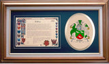 Craw Clan Crest History Framed Print