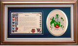 Craw Clan Crest History Framed Print