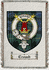 Cromb Clan Badge Throw Blanket