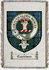 Cunnison Clan Robertson Clan Badge Throw Blanket