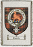 Currie Clan Macpherson Clan Badge Throw Blanket