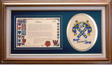 Dalrymple Clan Crest History Framed Print