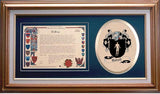 Dalzell Clan Crest History Framed Print