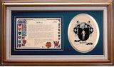 Dalzell Clan Crest History Framed Print