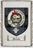 Daniels Clan Badge Throw Blanket
