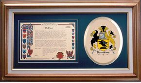Danskine Clan Crest History Framed Print