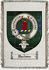 Davison Clan Badge Throw Blanket