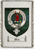 Deas Clan Badge Throw Blanket