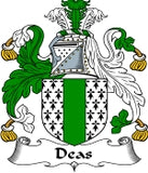 Deas Family Crest / Deas Coat of Arms JPG Download