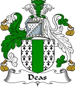 Deas Family Crest / Deas Coat of Arms JPG Download