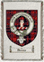 Denune Clan Ross Clan Badge Throw Blanket