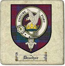 Deuchar Clan Badge Marble Tile