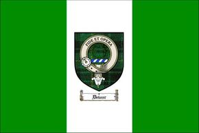 Dewar Clan Macnab Clan Badge Flag