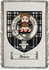 Dewar Clan Menzies Clan Badge Throw Blanket