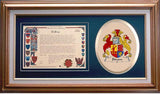 Dirom Clan Crest History Framed Print