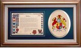 Dirom Clan Crest History Framed Print