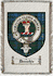 Donachie Clan Robertson Clan Badge Throw Blanket