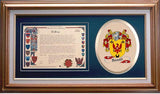 Donald Clan Crest History Framed Print