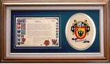 Donaldson Clan Crest History Framed Print